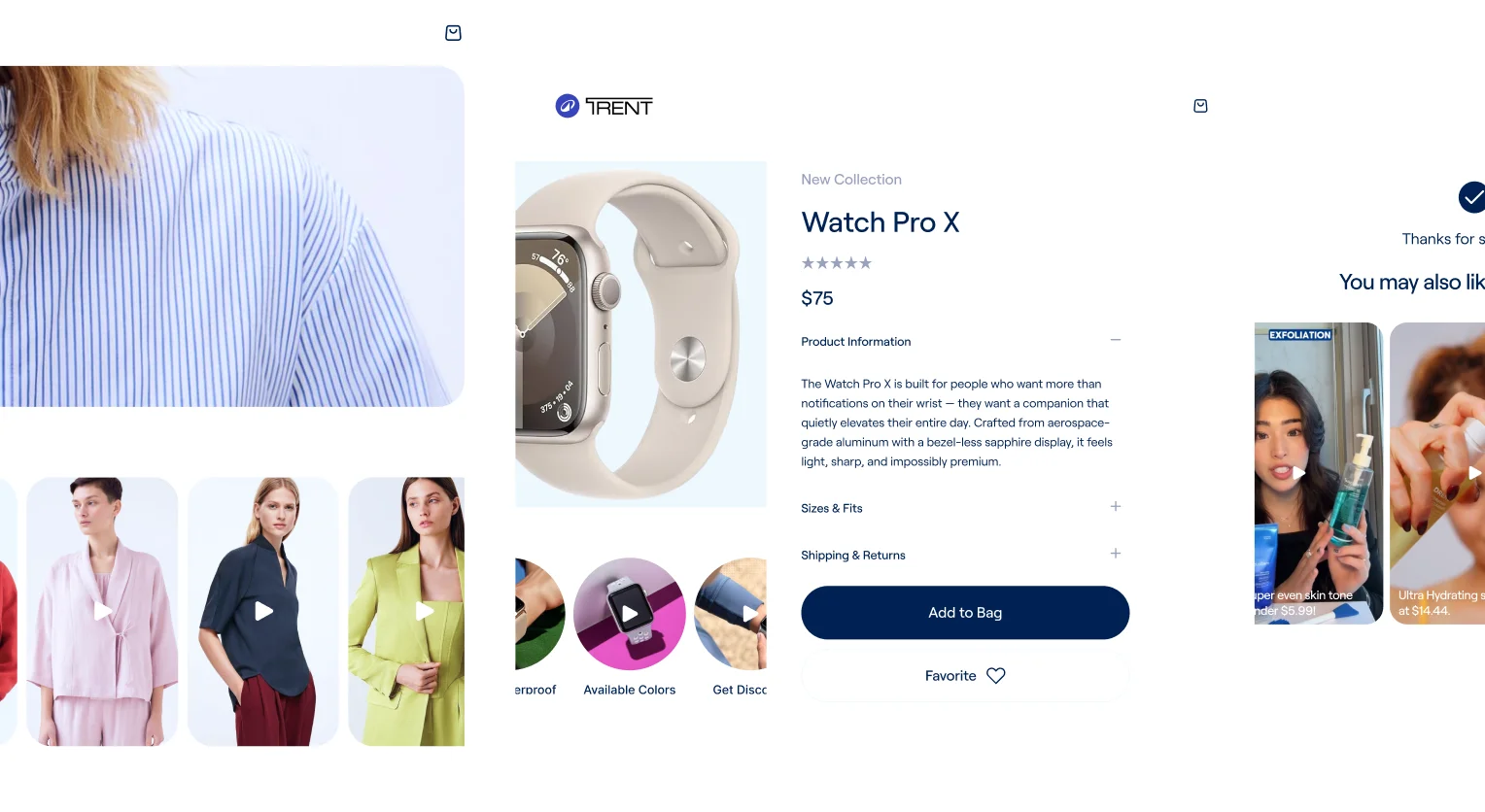 The only shoppable video platform